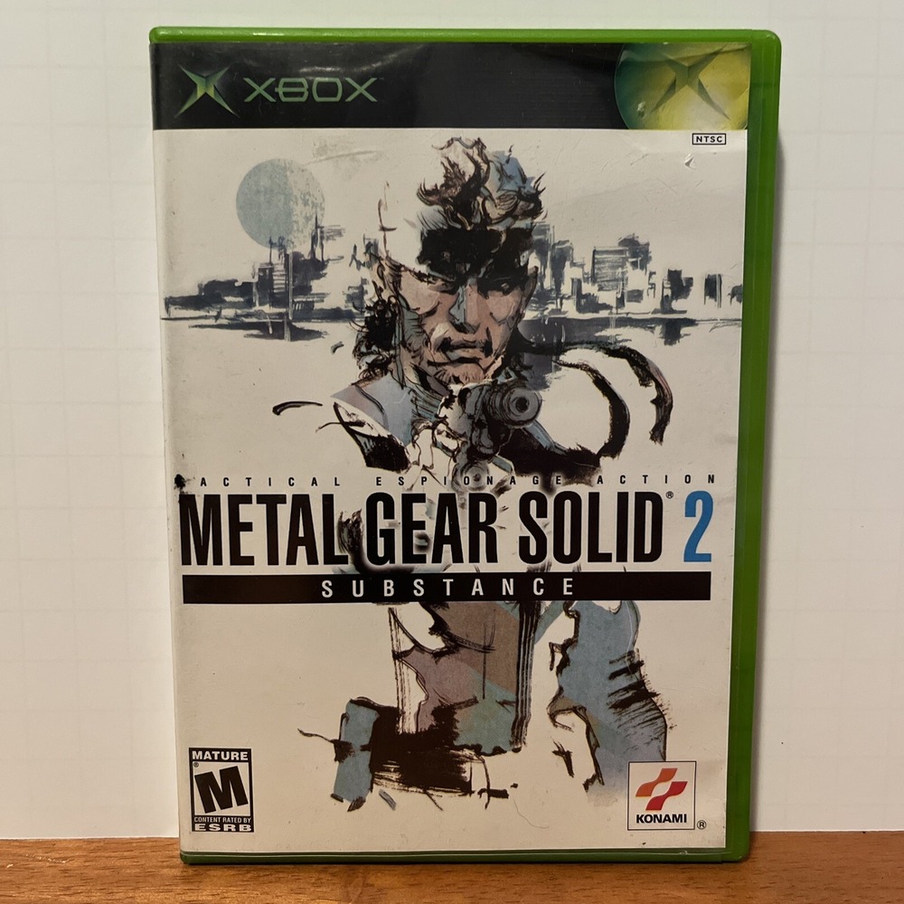 Metal Gear Solid 2: Substance Xbox Video Game Complete With Manual‎ EUC